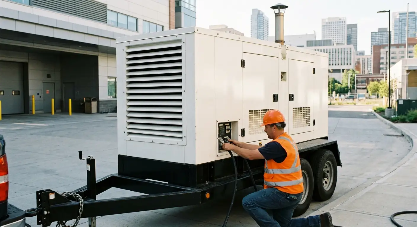 Commercial generator rental equipment near Apex Apex