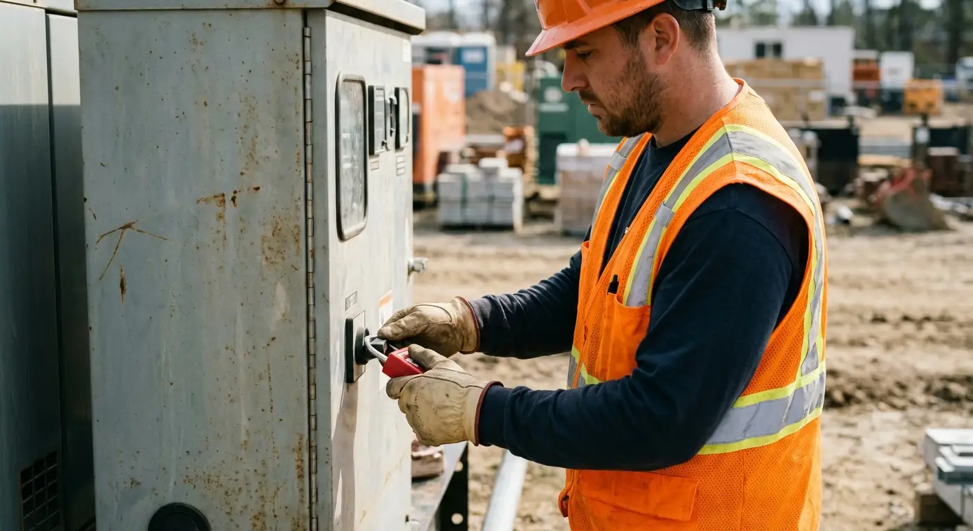 Industrial generator safety inspection and setup in Apex, NC