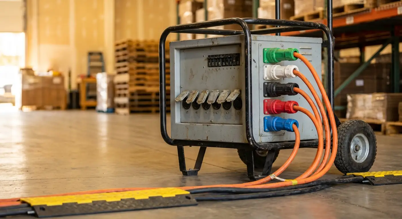 Commercial generator and power distribution equipment in Apex, NC