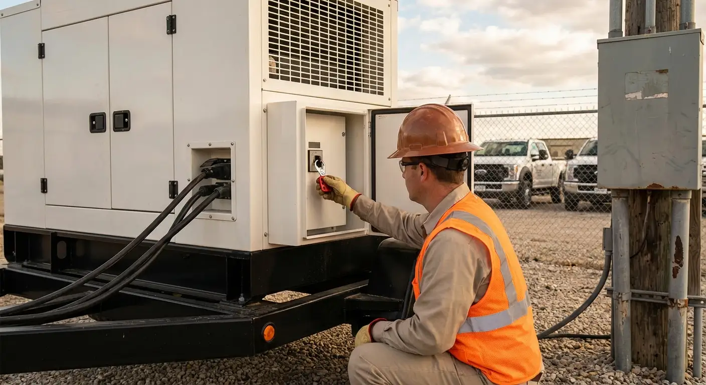 Commercial generator rental safety manual and equipment in Apex, NC