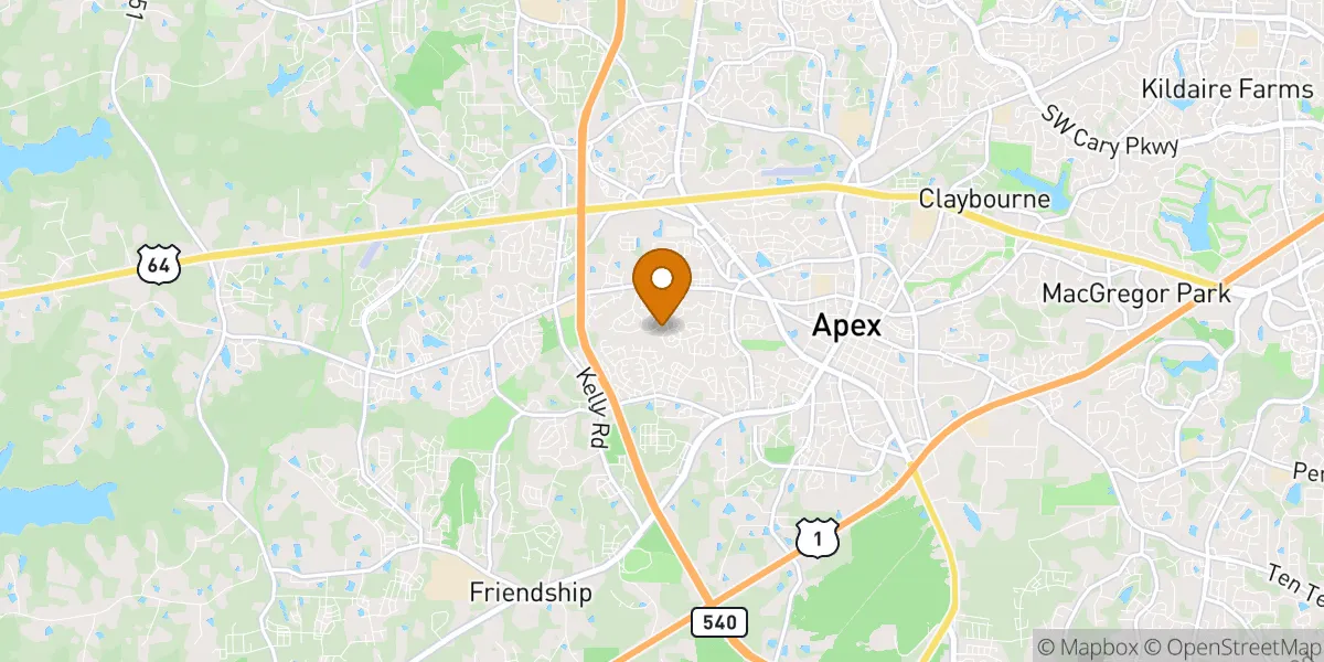  neighborhood map in Apex, NC