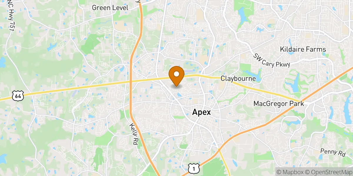  neighborhood map in Apex, NC