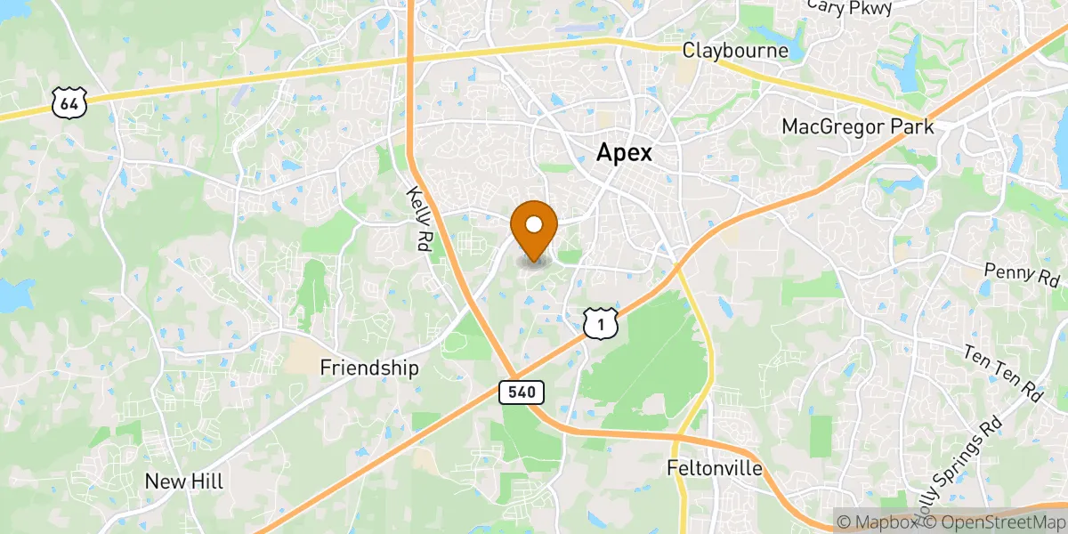  neighborhood map in Apex, NC