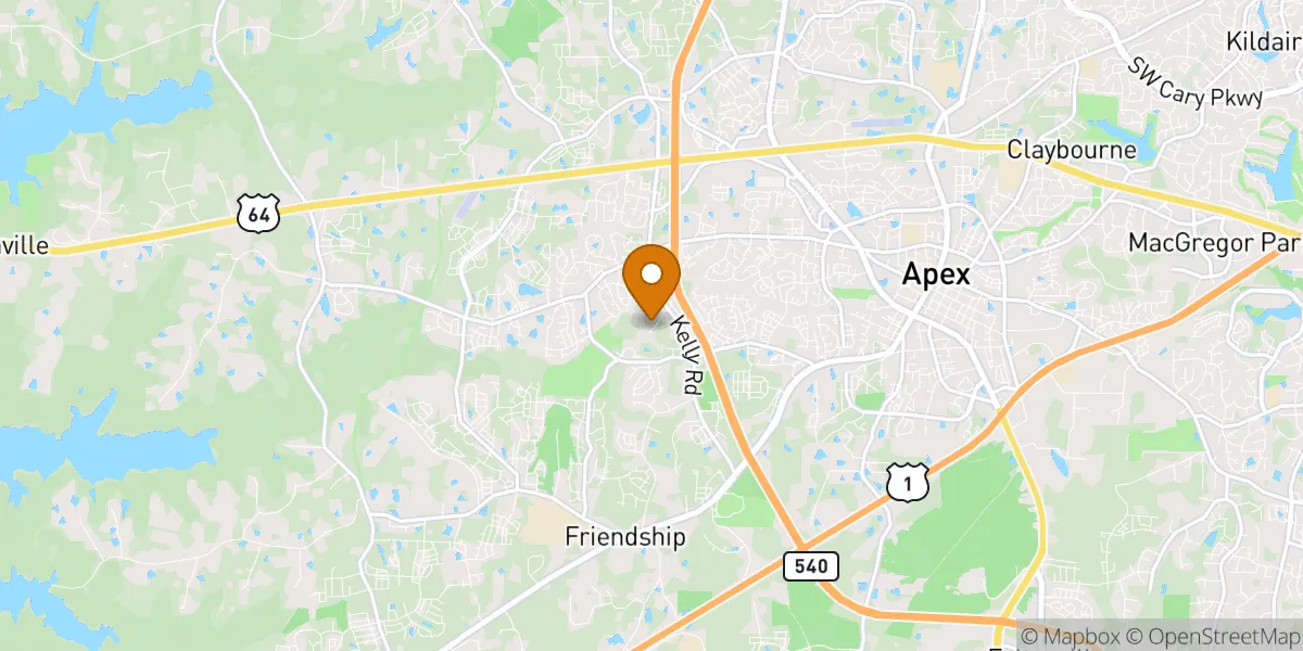  neighborhood map in Apex, NC