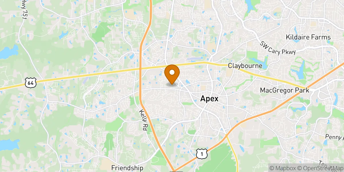  neighborhood map in Apex, NC