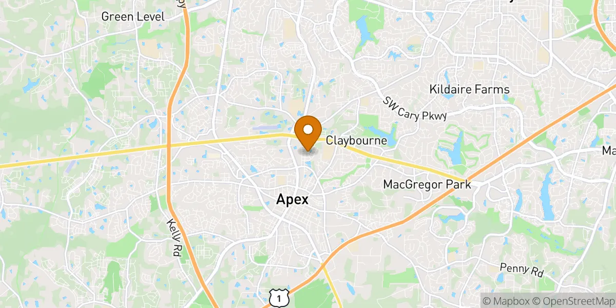 Surrey Meadows neighborhood map in Apex, NC