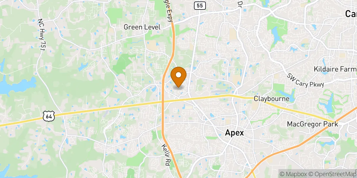  neighborhood map in Apex, NC