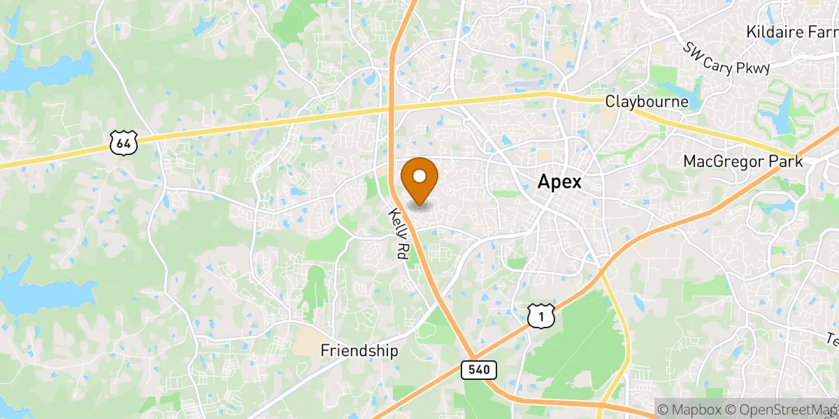  neighborhood map in Apex, NC